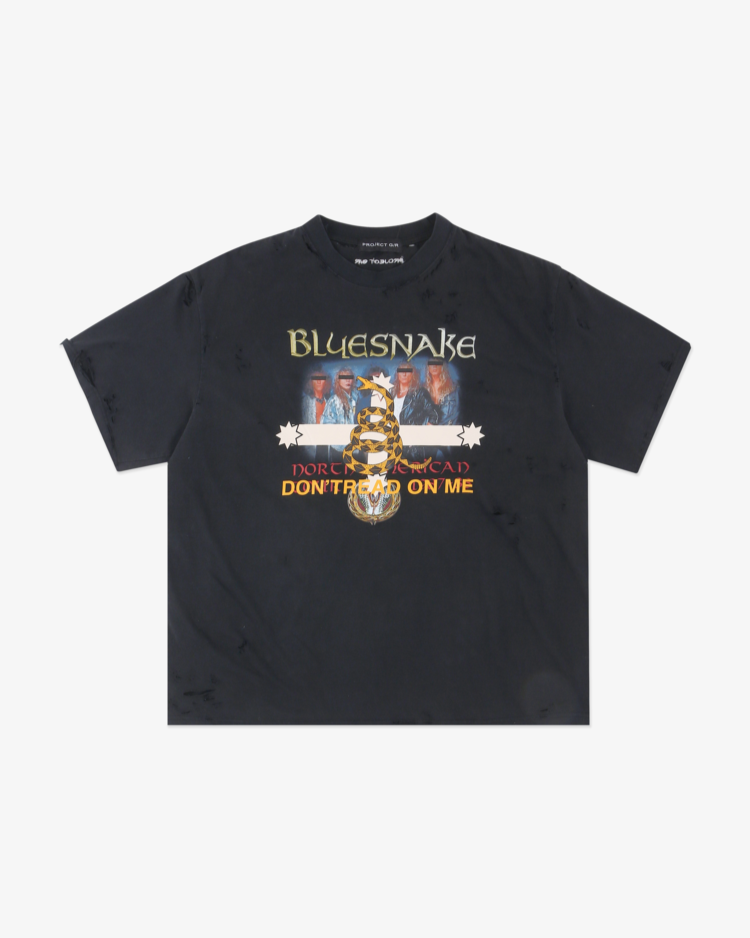 Blue Snake Washed T-Shirt
